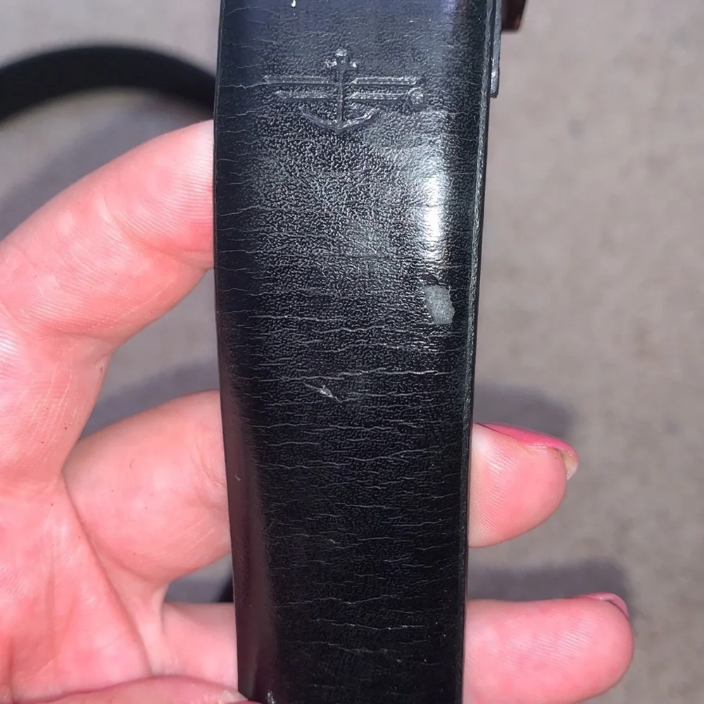 Men’s Dockers Genuine Leather Black Belt